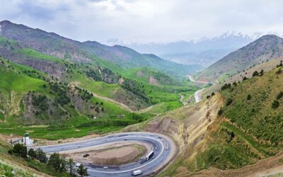 Three flatbed trucks to Fergana