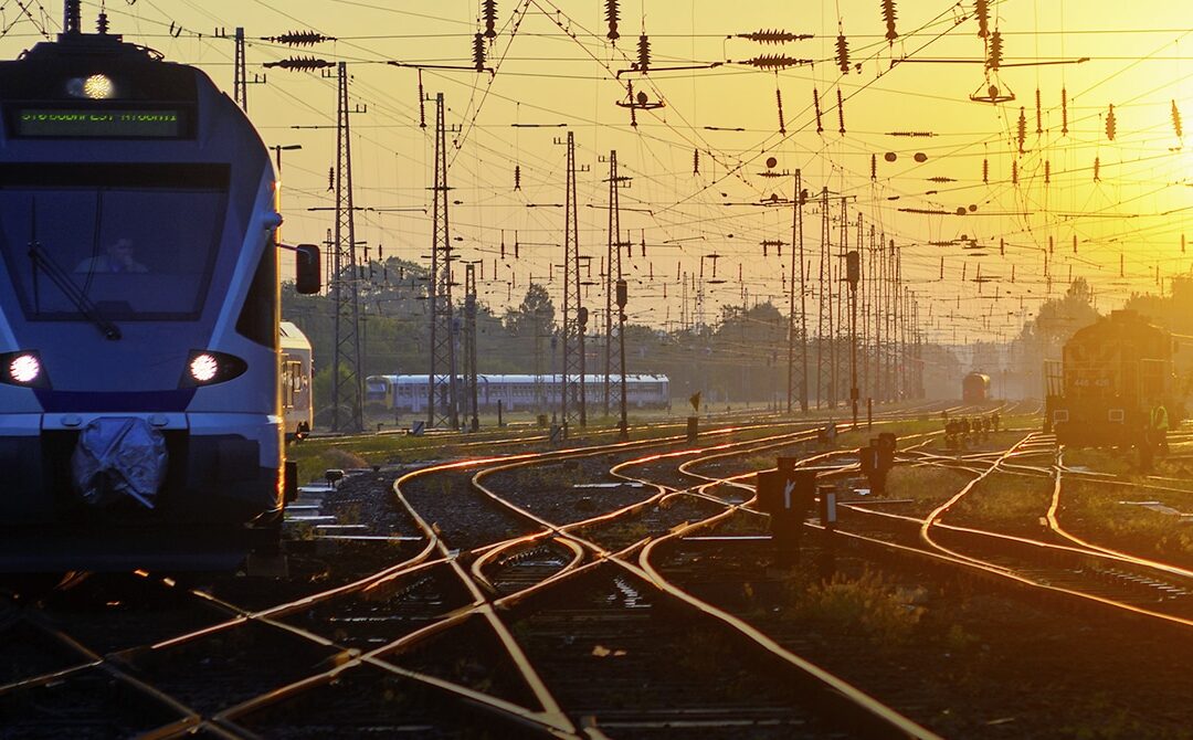 Wagons from Belarus on Hungarian railway tracks